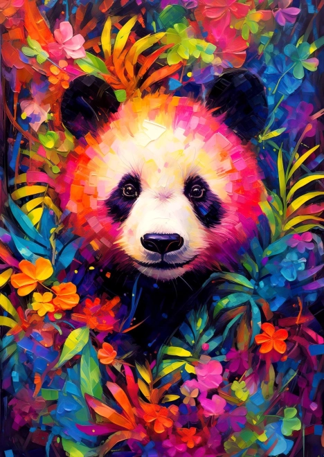 Puzzle Jeune panda joueur 1000 pièces