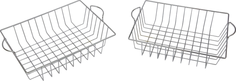 Masterkidz Paniers métalliques pour fruits et légumes pour cuisine enfant - 2 pièces
