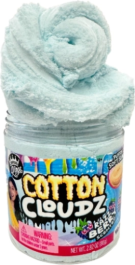 Wecool Cotton Cloudz pâte slime bleue