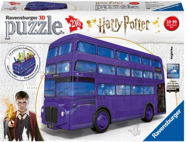 Puzzle 3D Harry Potter Bus Magique 216 pièces