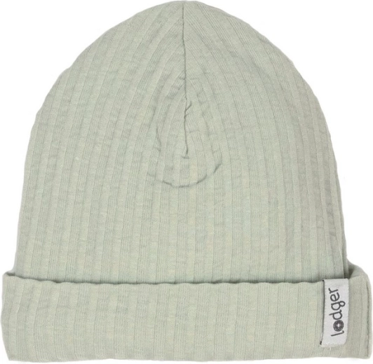 Lodger Beanie Seersucker Silk bonnet en coton 0–6 mois