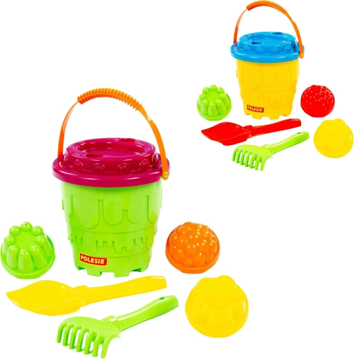 Ensemble de plage pour enfants avec seau et moules - 1 pièce