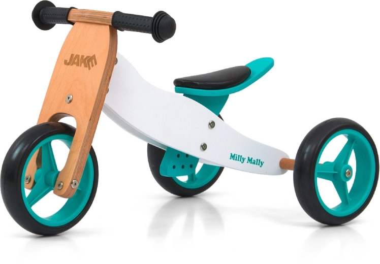 Draisienne multifonction enfant 2-en-1 MILLY MALLY Jake Classic Menthe
