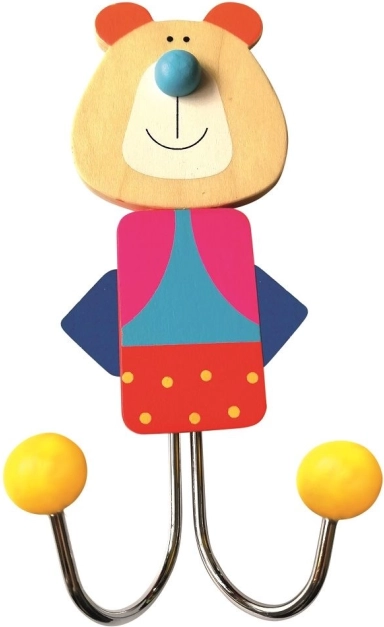 Porte-manteau avec motif d'ours pour enfants