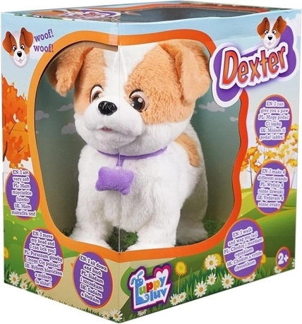 Peluche interactive en forme de chien Dexter