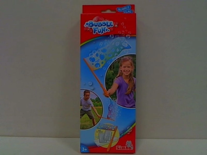 Drapeau pour faire des bulles avec solution savonneuse
