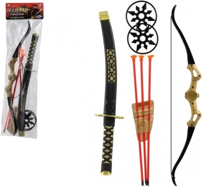 Ensemble ninja avec épée et accessoires