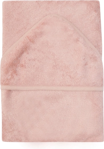 Serviette à capuche Timboo XXL 95 × 95 cm misty rose