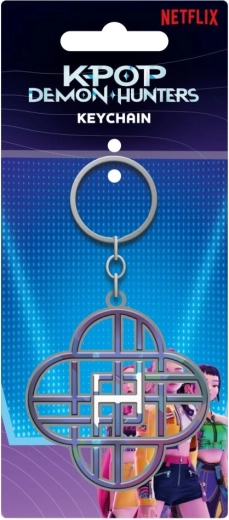 Porte-clés en métal K-pop Demon Hunters