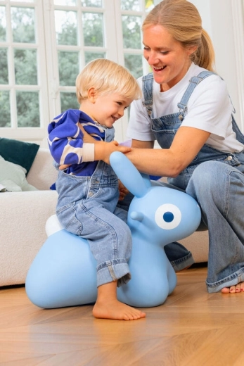 Quut compagnon sauteur lapin bleu