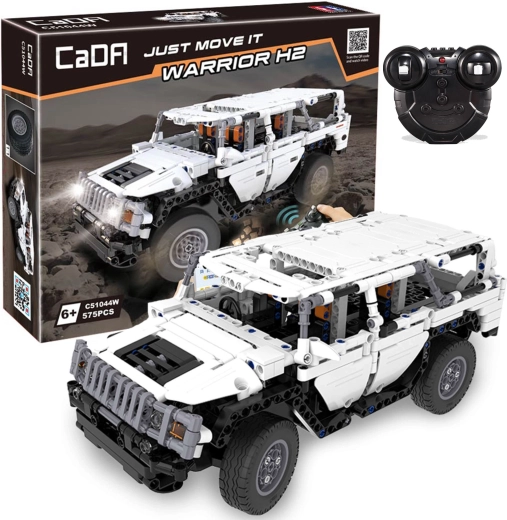 Kit de construction CaDA RC tout-terrain Warrior H2, 575 pièces, Mode double