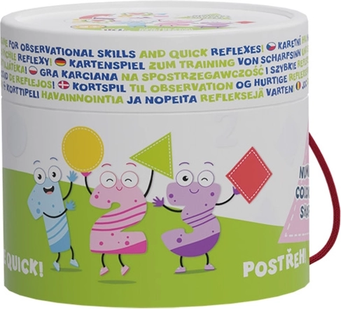 Jeu de Réflexe Nombres, Couleurs et Formes