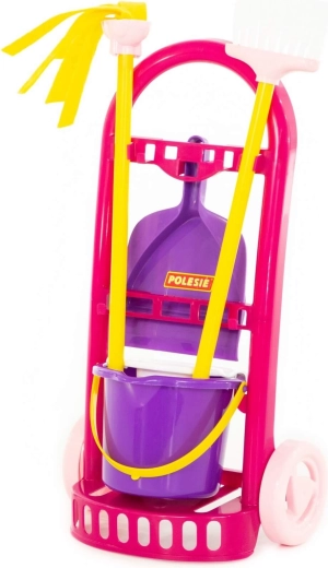 Chariot de ménage avec accessoires pour enfants