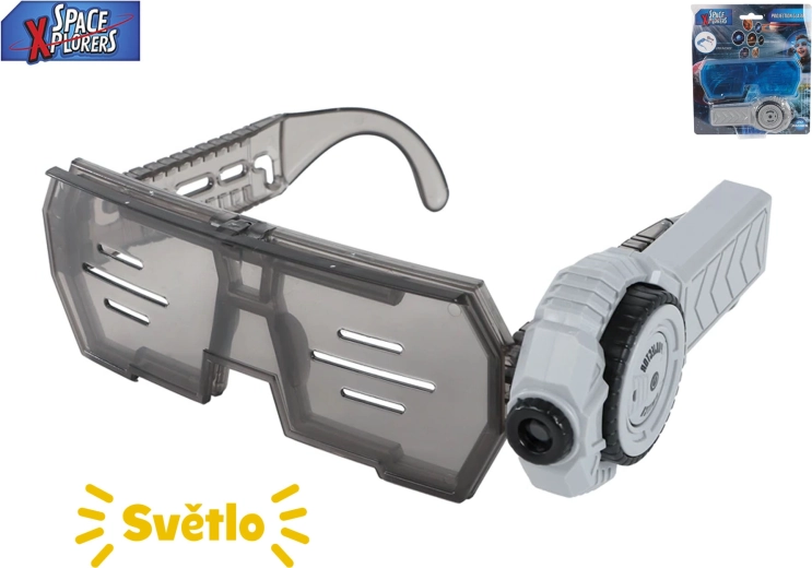 Lunettes spatiales pour enfants avec lampe-projecteur Space Explorers