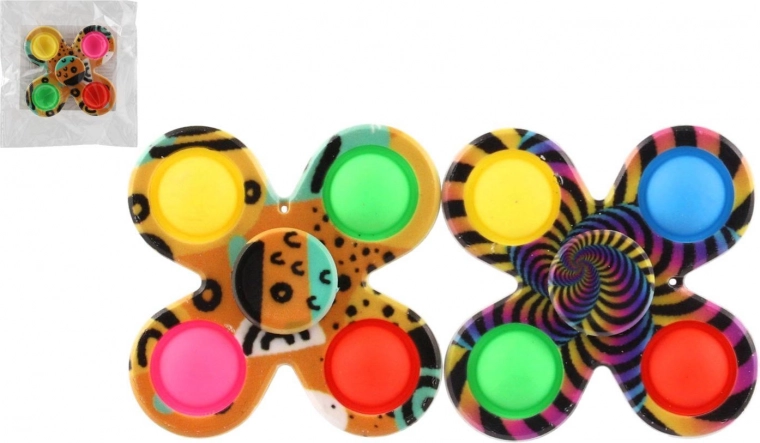 Spinner bubble pop 8 cm en sachet