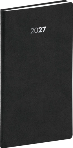 Agenda de poche Notique Balakon 2027 noir 9 × 15,5 cm