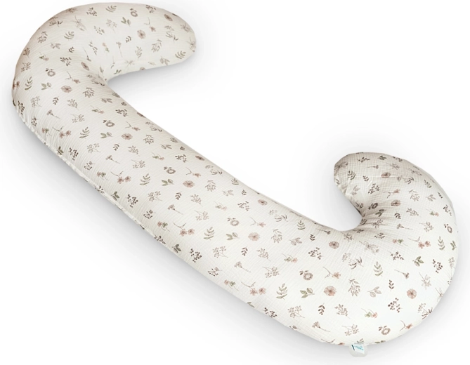 Ceba oreiller d’allaitement et de grossesse Cebuška Duo mousseline Small Twigs 300 cm