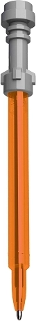 Lego Star Wars stylo gel sabre laser orange