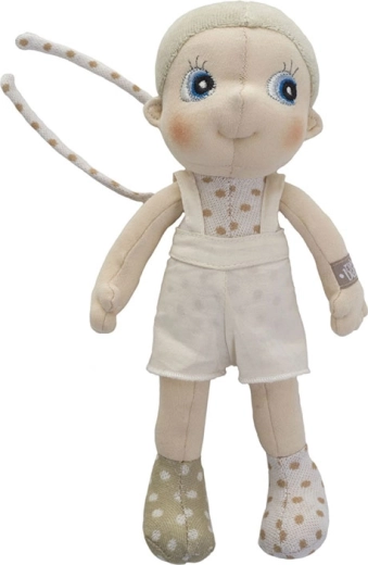 Rubens Barn EcoBuds Elm mini – poupée en tissu douce en coton biologique 23 cm