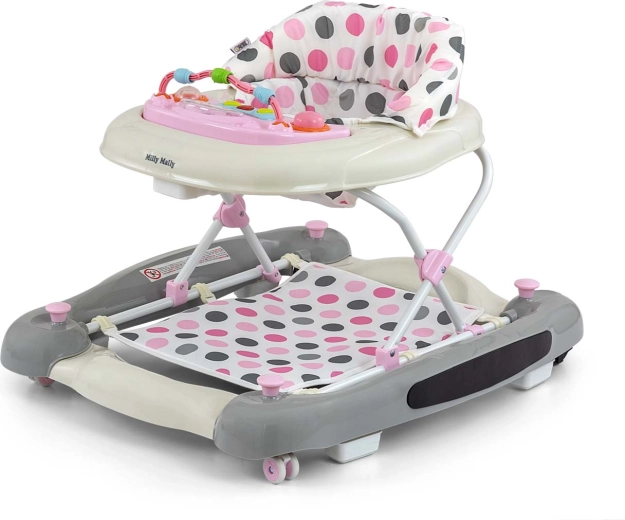 Trotteur Milly Mally Patrol Plus pastel dots