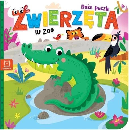 Animaux au zoo – grands puzzles et petit livre