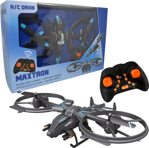 Drone RC Maxtron avec commande simple et éclairage LED