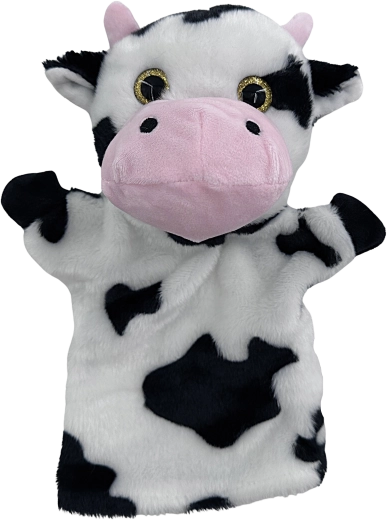 Marionnette en peluche vache