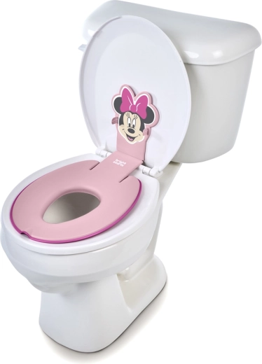 bright starts abattant WC pour enfants autocollant flip & sit avec motif minnie mouse