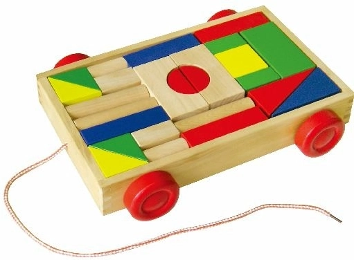 Petit chariot en bois
