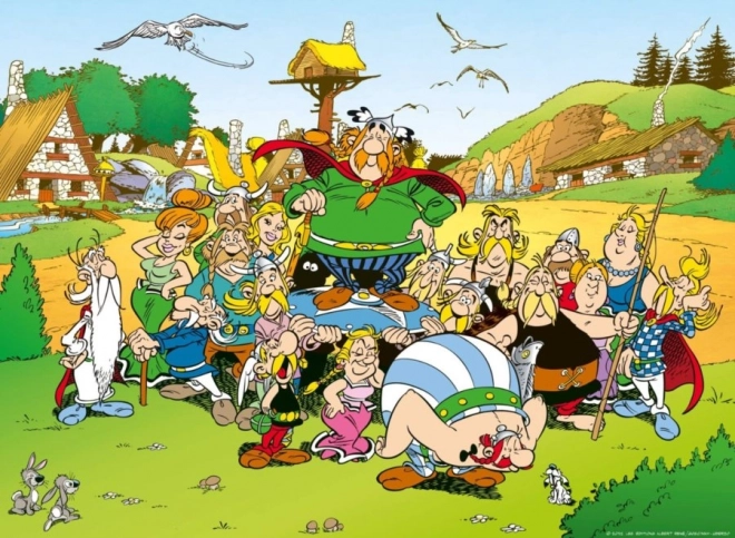 Puzzle Ravensburger Astérix et Obélix – village 500 pièces