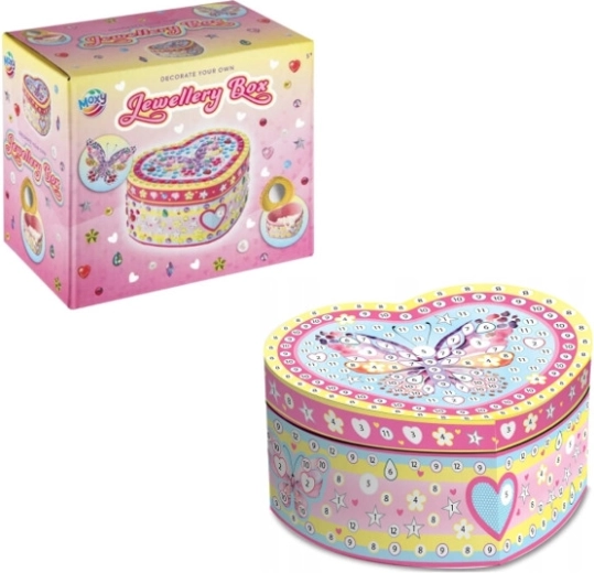 Kit de fabrication de boîte à bijoux – papillon/licorne