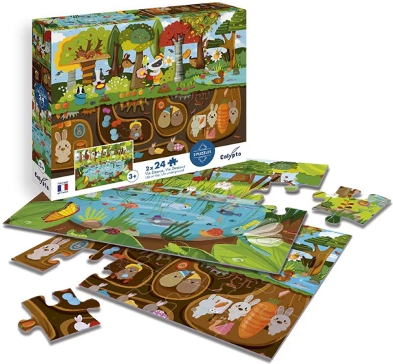 Puzzle illustrés Sentosphere « La vie sous la surface »