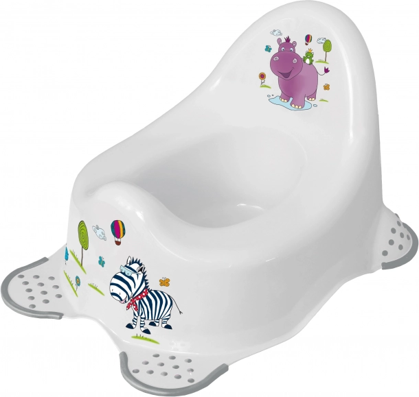 Pot de nuit pour enfants « Hippo », Blanc