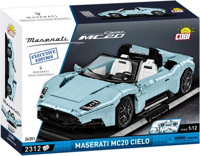 Cobi Maserati MC20 Cielo Executive Edition, set de construction à l'échelle 1:12