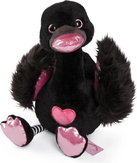 Cygne noir en peluche NICI Love 25 cm Green