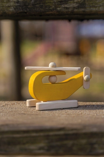 Hélicoptère en bois Petits Pilotes