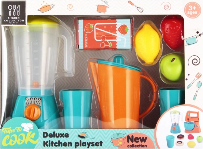 Ensemble de cuisine pour enfants avec mixeur