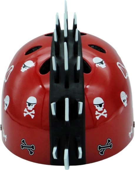Casque cycliste Pirates rouge - Petit
