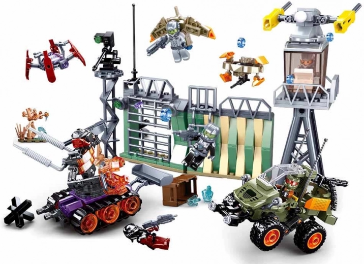 Sluban Atomic Storm – base défensive, jeu de construction