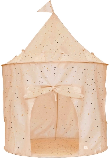 Tente pour enfants 3 Sprouts en polyester recyclé terrazzo clay