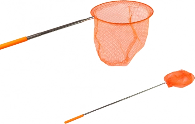 Filet télescopique pliant pour papillons et insectes 85 cm – orange
