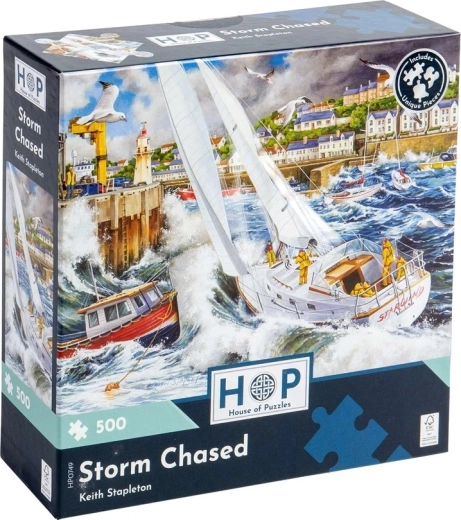 Puzzle Mer déchaînée, 500 pièces