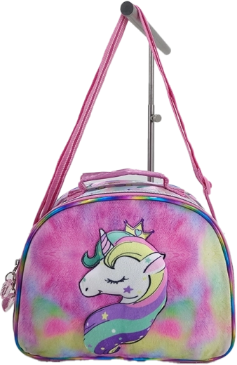 Sac bandoulière fille avec licorne arc-en-ciel 25 cm