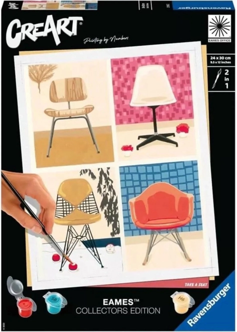 creart – peinture par numéros eames: take a seat