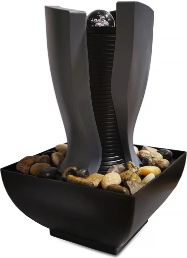 Fontaine d’intérieur en plastique avec éclairage LED