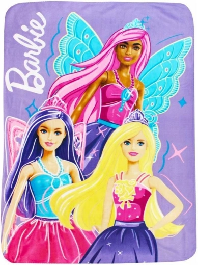 Couverture polaire Barbie 100 × 140 cm