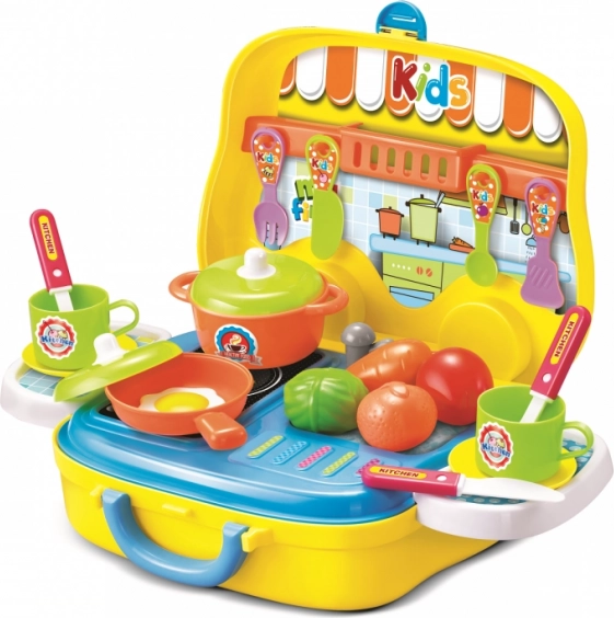 Set de cuisine pour enfants en valisette