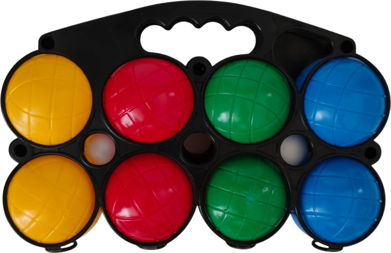 Boules de pétanque en plastique – set de 8 pièces