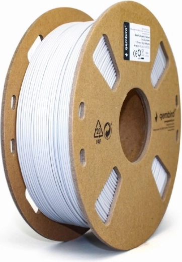 Filament PLA 1,75 mm gris clair mat pour imprimantes 3D