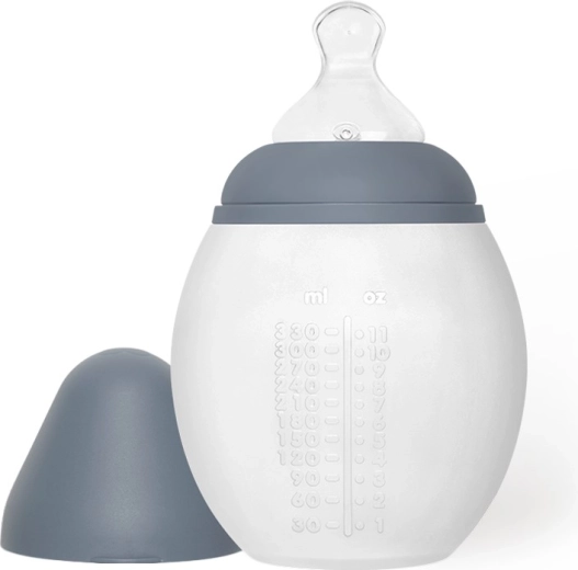 Biberon anti-coliques Élhée 330 ml blue grey